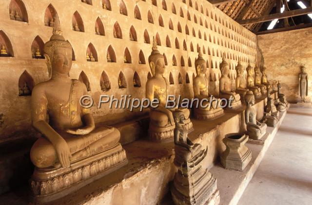 laos 35.JPG - Statues de Bouddha, Vat SisaketVentiane, Laos